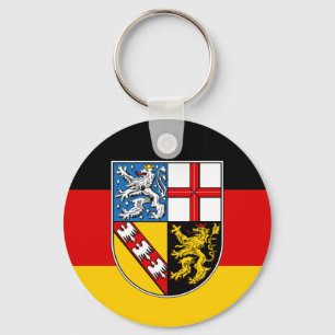 Vlag van Saarland Sleutelhanger