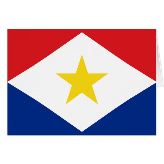 Vlag van Saba (Voorkant Horizontaal)