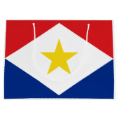 Vlag van Saba Groot Cadeauzakje (Voorkant)