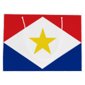 Vlag van Saba Groot Cadeauzakje (Achterkant)