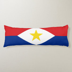 Vlag van Saba Lichaamskussen