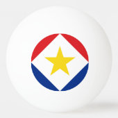 Vlag van Saba Pingpongballen (Achterkant)