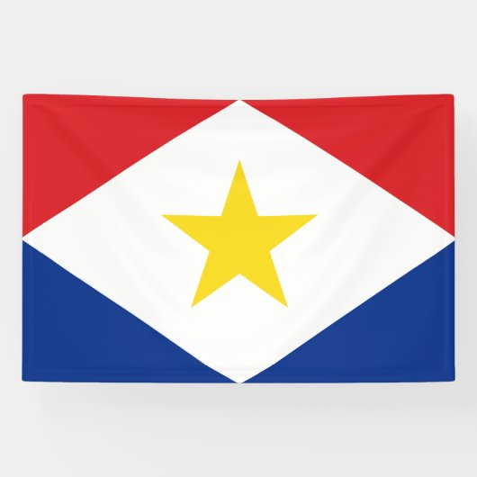 Vlag van Saba Spandoek (Horizontaal)