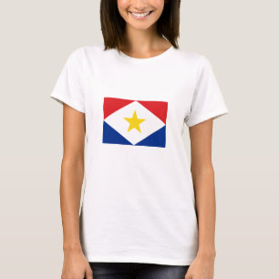 Vlag van Saba T-shirt