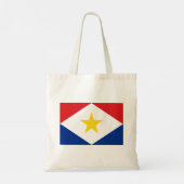 Vlag van Saba Tote Bag (Achterkant)