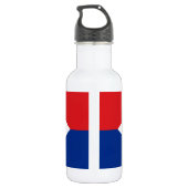 Vlag van Saba Waterfles (Achterkant)