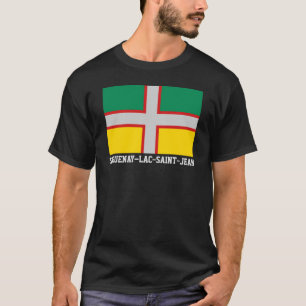 Vlag van Saguenay-Lac-Saint-Jean (QUÉBEC) T-shirt