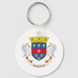 Vlag van Saint-Barthélemy Sleutelhanger
