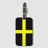 Vlag van Saint David (Wales) Bagagelabel (Voorkant (verticaal))