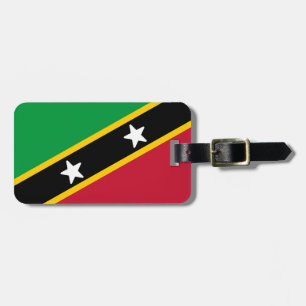 Vlag van Saint Kitts en Nevis Bagagelabel
