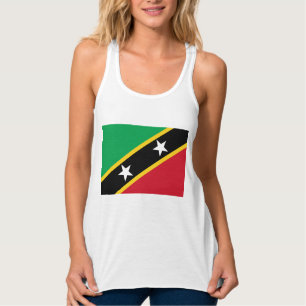 Vlag van Saint Kitts en Nevis (Caraïbisch gebied) Tanktop