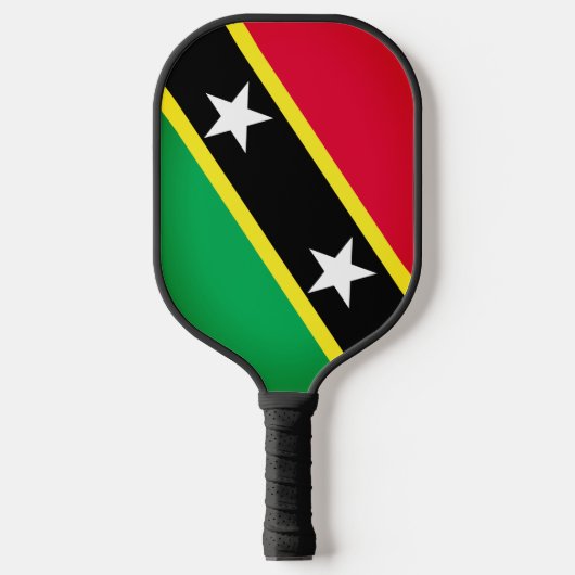 Vlag van Saint Kitts en Nevis Pickleball Paddle (Voorkant)