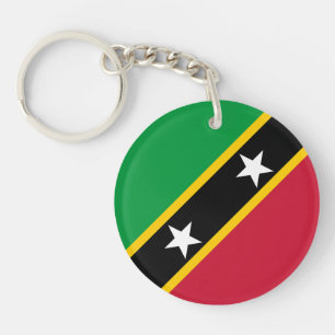 Vlag van Saint Kitts en Nevis Sleutelhanger