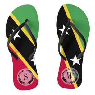 Vlag van Saint Kitts en Nevis Teenslippers