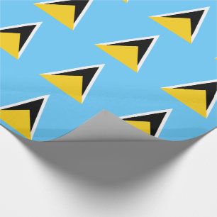 Vlag van Saint Lucia Cadeaupapier