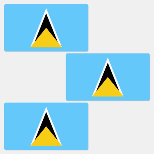 Vlag van Saint Lucia Labels (Groep)