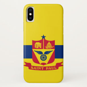 Vlag van Saint Paul (Minnesota) iPhone X Hoesje