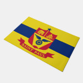 Vlag van Saint Paul (Minnesota) Deurmat (Schuin)