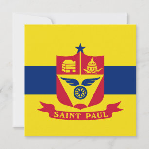Vlag van Saint Paul (Minnesota) Kaart