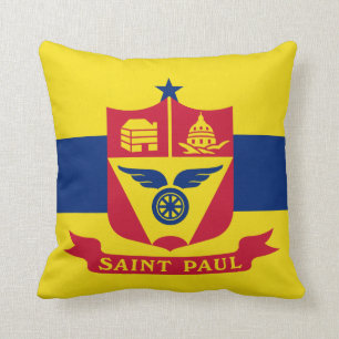 Vlag van Saint Paul (Minnesota) Kussen