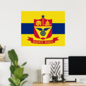 Vlag van Saint Paul (Minnesota) Poster (Thuiskantoor)
