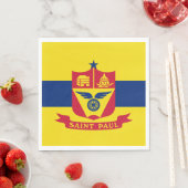 Vlag van Saint Paul (Minnesota) Servet (Insitu)