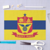 Vlag van Saint Paul (Minnesota) Tissuepapier (Craft)