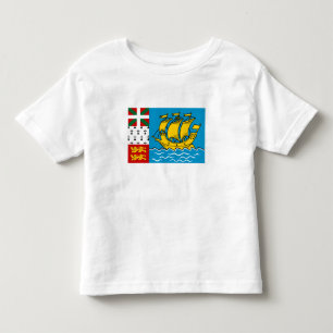 Vlag van Saint-Pierre en Miquelon Kinder Shirts