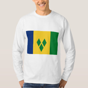 Vlag van Saint Vincent en de Grenadines T-shirt