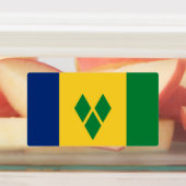 Vlag van Saint Vincent Labels (Aangebracht)