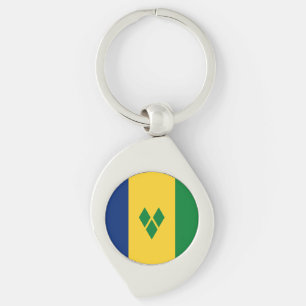 Vlag van Saint Vincent Sleutelhanger