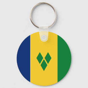 Vlag van Saint Vincent Sleutelhanger