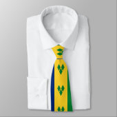 Vlag van Saint Vincent Stropdas (Gebonden)