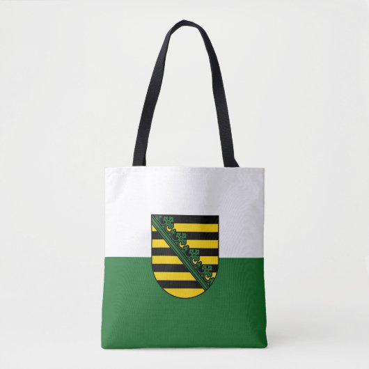 Vlag van Saksen-Canvas tas (Voorkant)