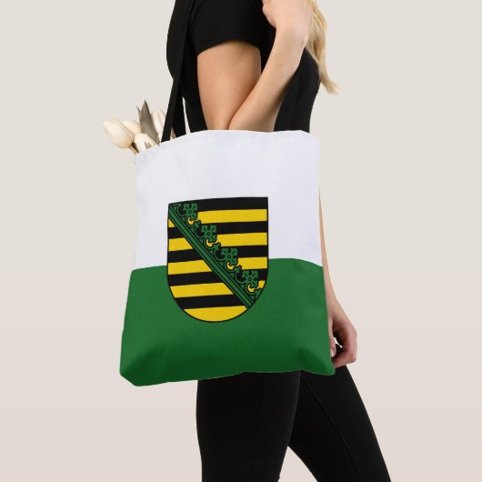 Vlag van Saksen-Canvas tas (Dichtbij)