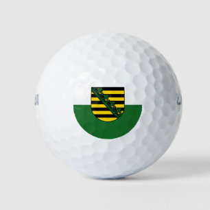 Vlag van Saksen Golf Balls Golfballen