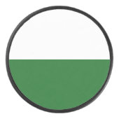 Vlag van Saksen Hockey Puck (Voorkant)