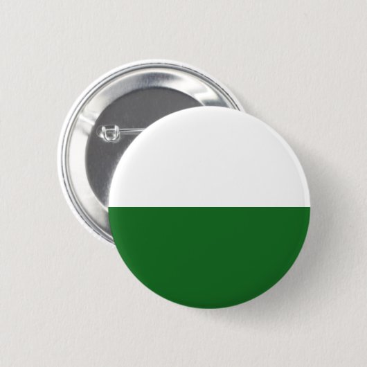 Vlag van Saksen Pinback Button (Voorkant /achterkant)