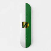 Vlag van Saksen Skateboard (Voorkant)
