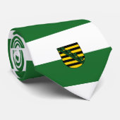 Vlag van Saksen Stropdas (Opgerold)