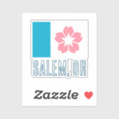 Vlag van Salem, Oregon Sticker (Vel)