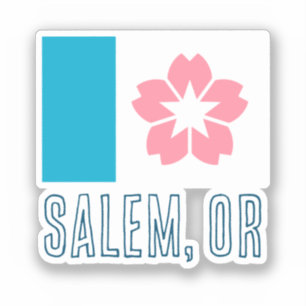 Vlag van Salem, Oregon Sticker