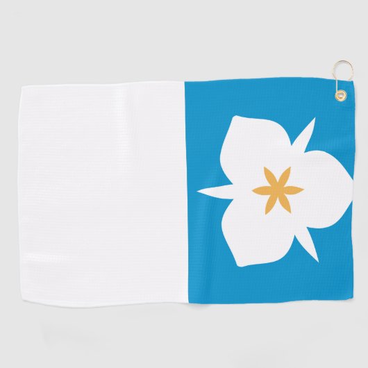 Vlag van Salt Lake City, Utah Golfhanddoek (Horizontaal)