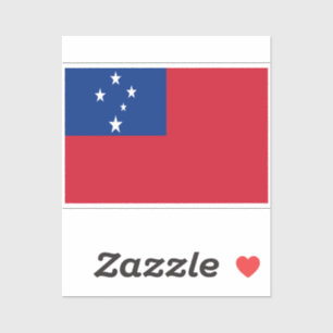 Vlag van Samoa Sticker