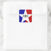 Vlag van San Antonio, Sticker Texas Square (Tas)