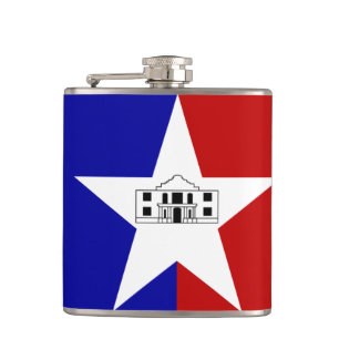 Vlag van San Antonio, Texas Flask Heupfles