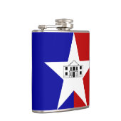 Vlag van San Antonio, Texas Flask Heupfles (Rechts)