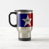 Vlag van San Antonio, Texas Travel Mug Reisbeker (Links)