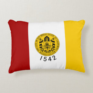 Vlag van San Diego, Californië Decoratief Kussen