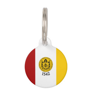 Vlag van San Diego, Californië Huisdierpenning